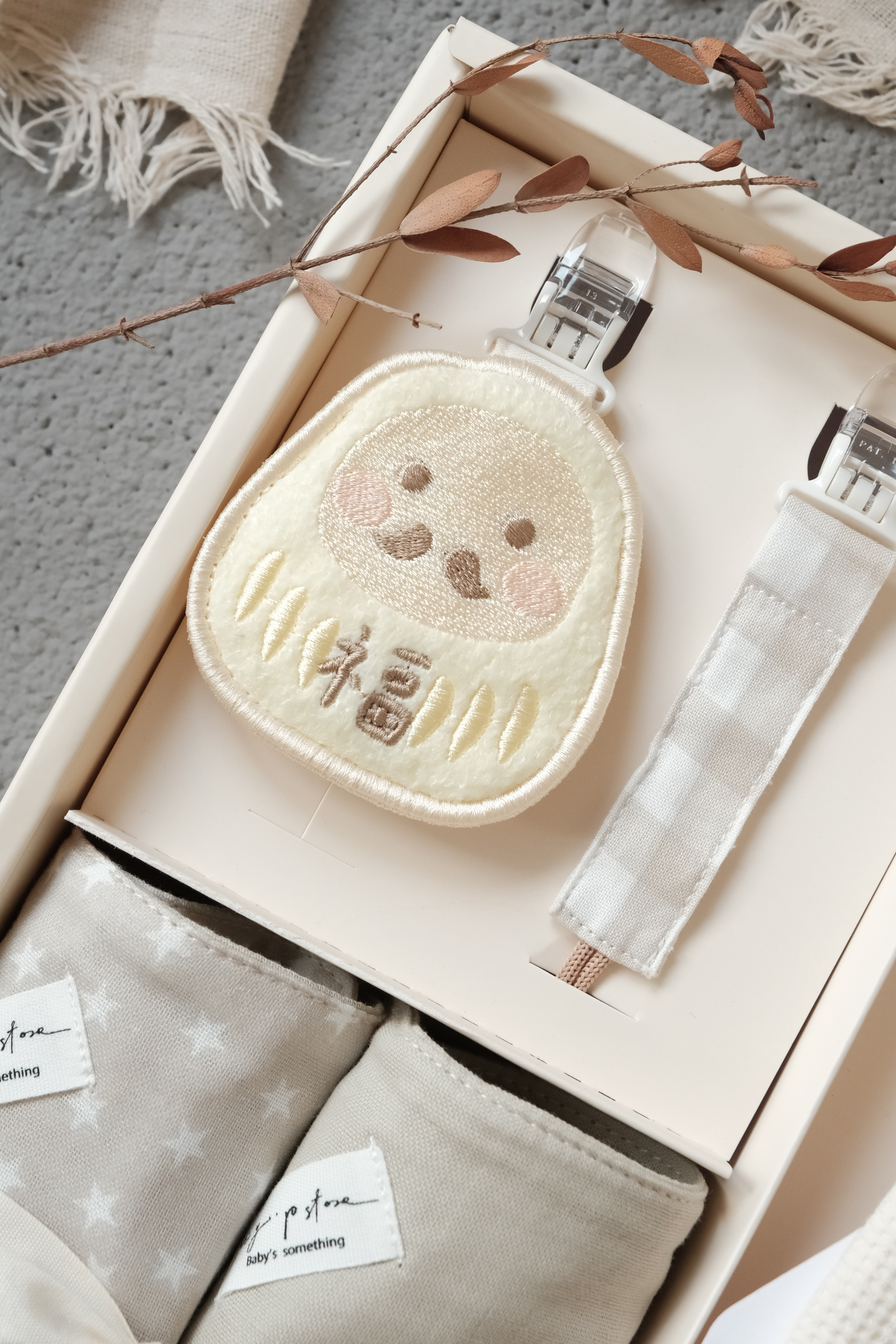 Hi Y.P store-訂製彌月禮盒組-期間限定款-達摩の願(黃）