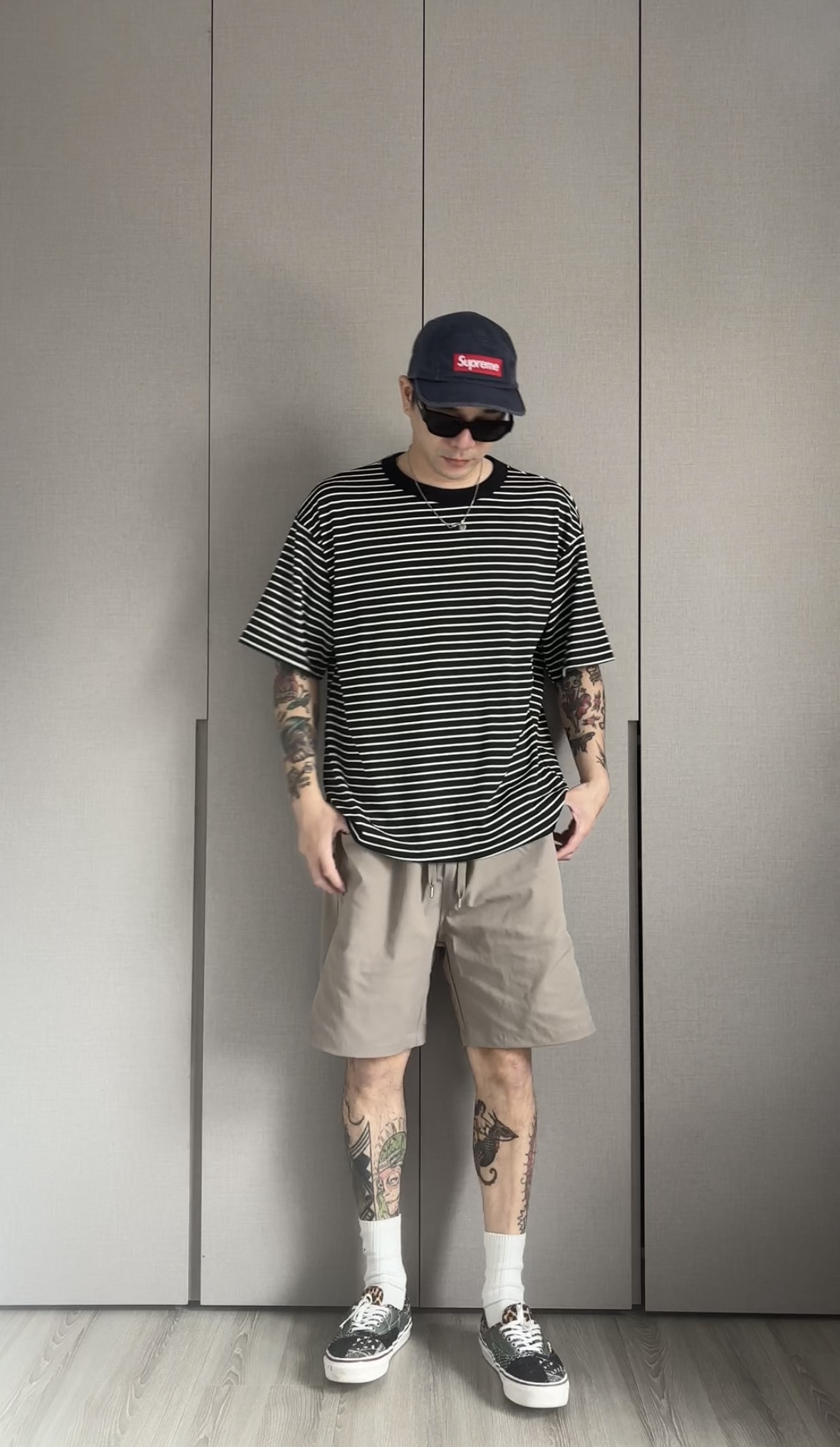 條紋上衣