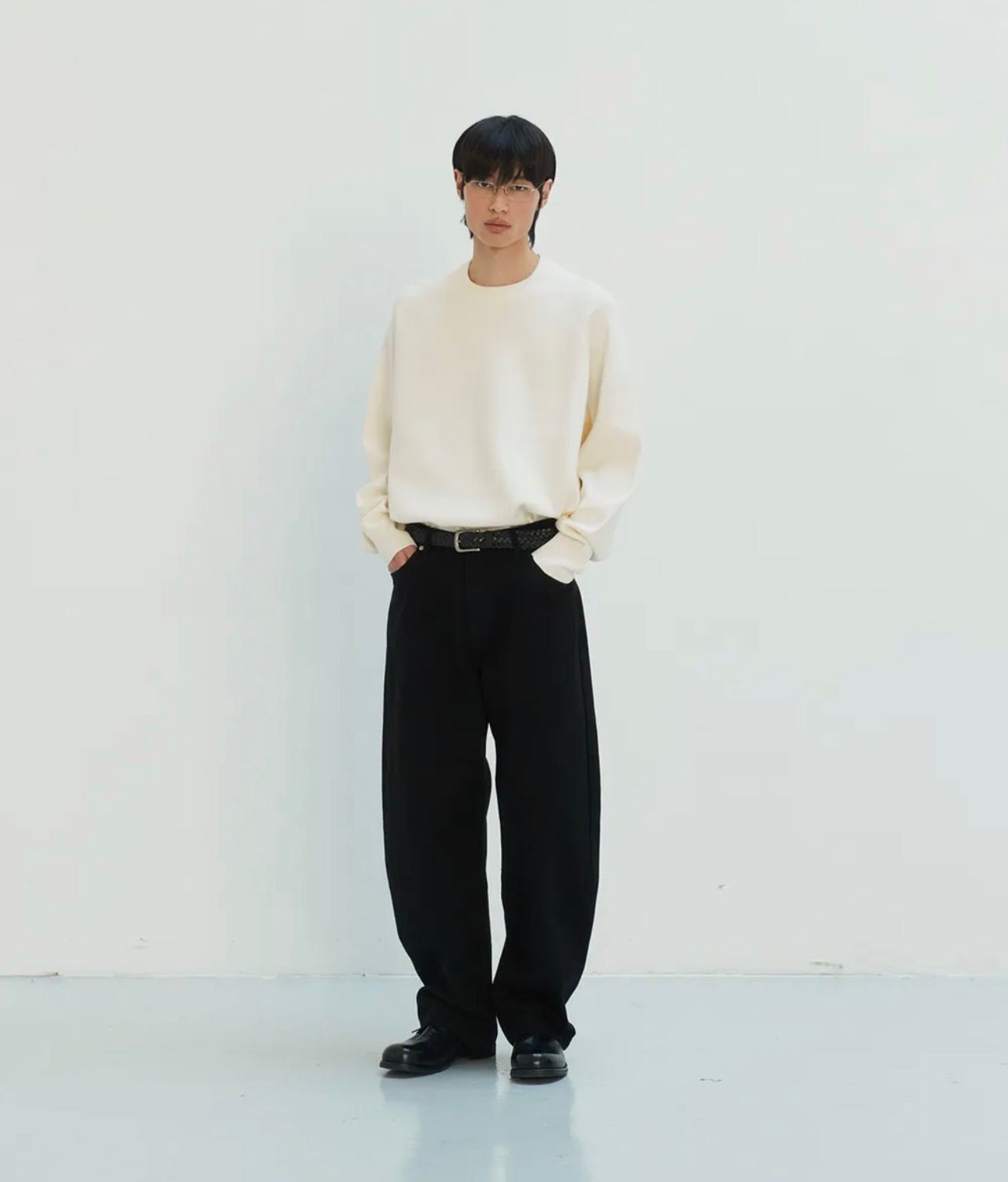 [預購] Leire Curved Sturdy Denim Pants