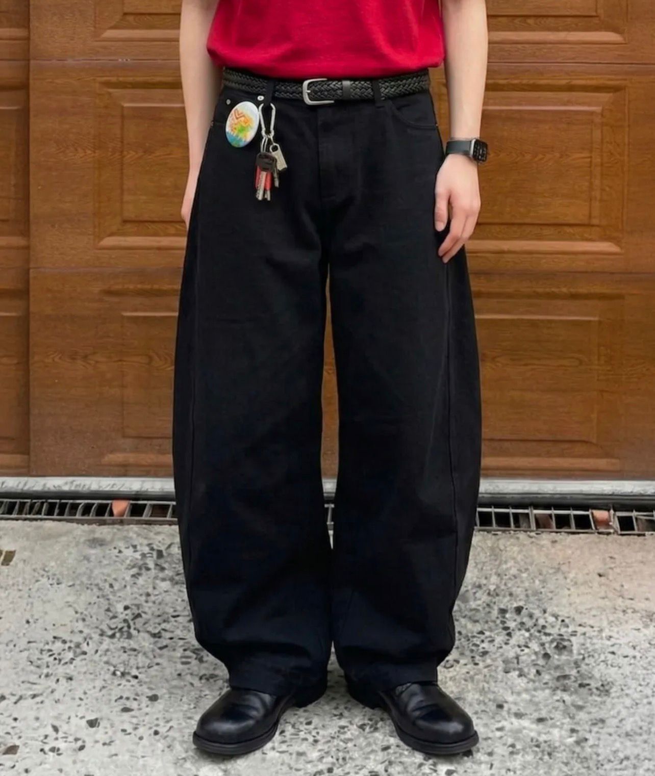[預購] Leire Curved Sturdy Denim Pants