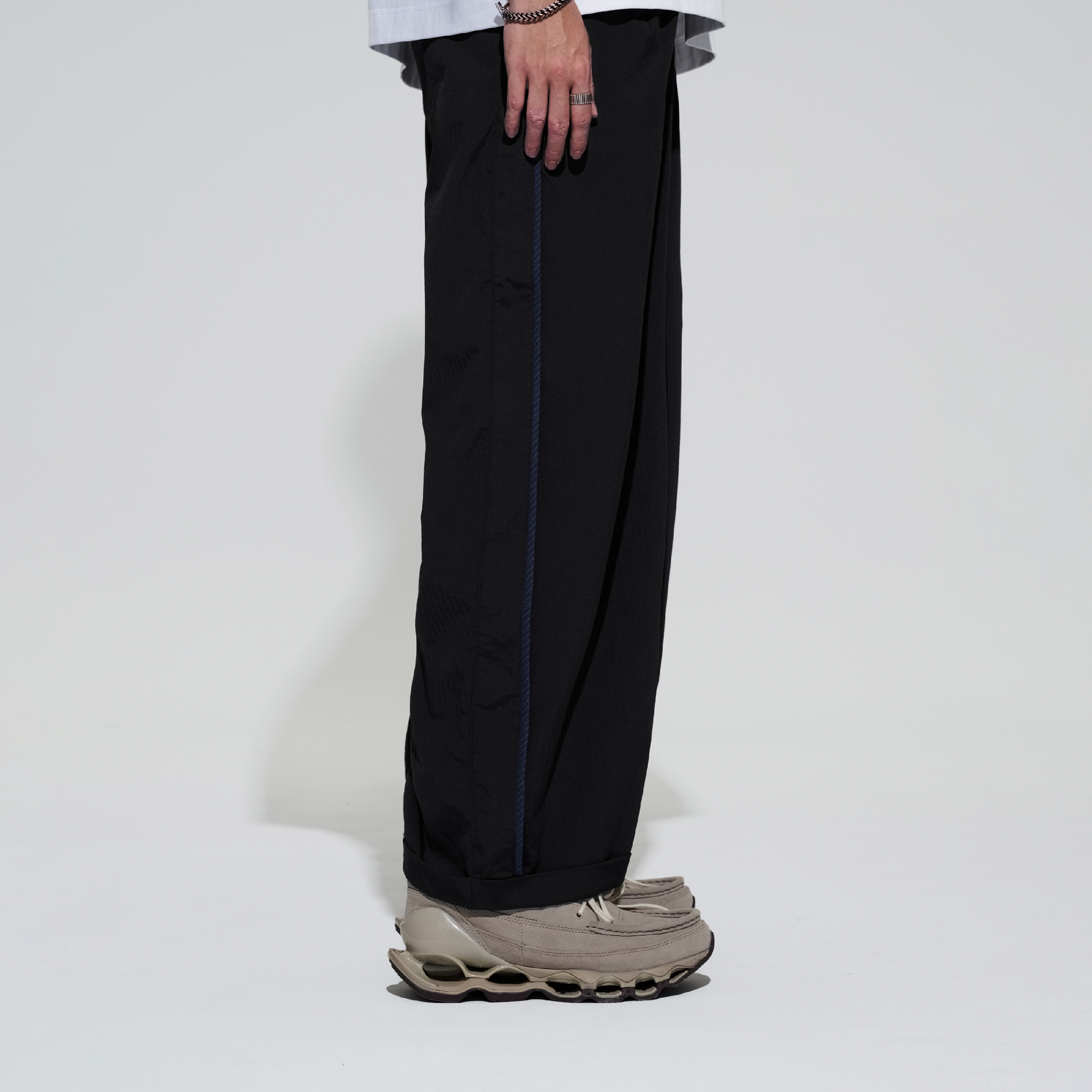 MELSIGN Plaid Track Pants