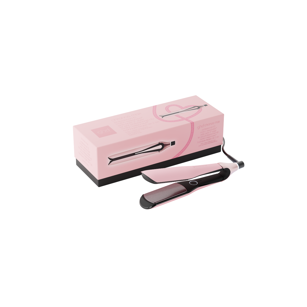 GHD CHRONOS MAX 柔霧粉紅限量版寬版高清亮澤造型夾