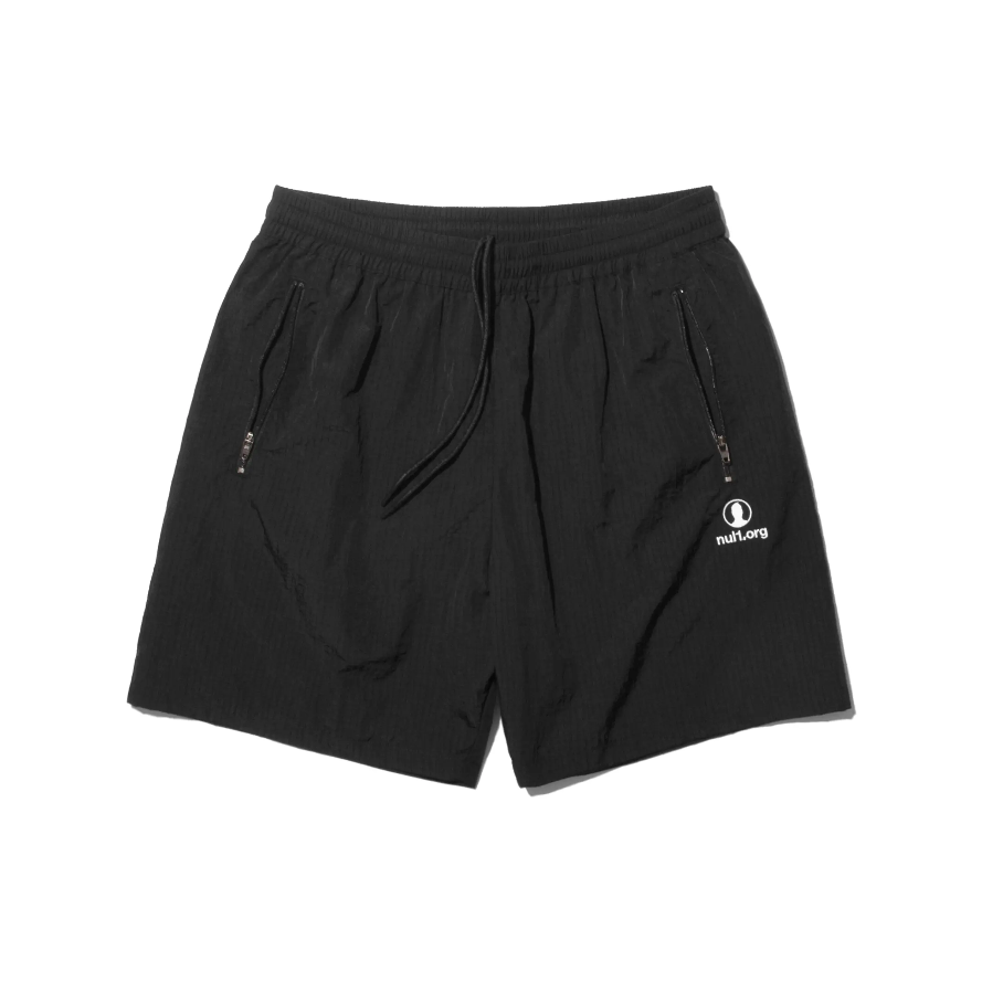 Nul1.org｜Profile Shorts Black