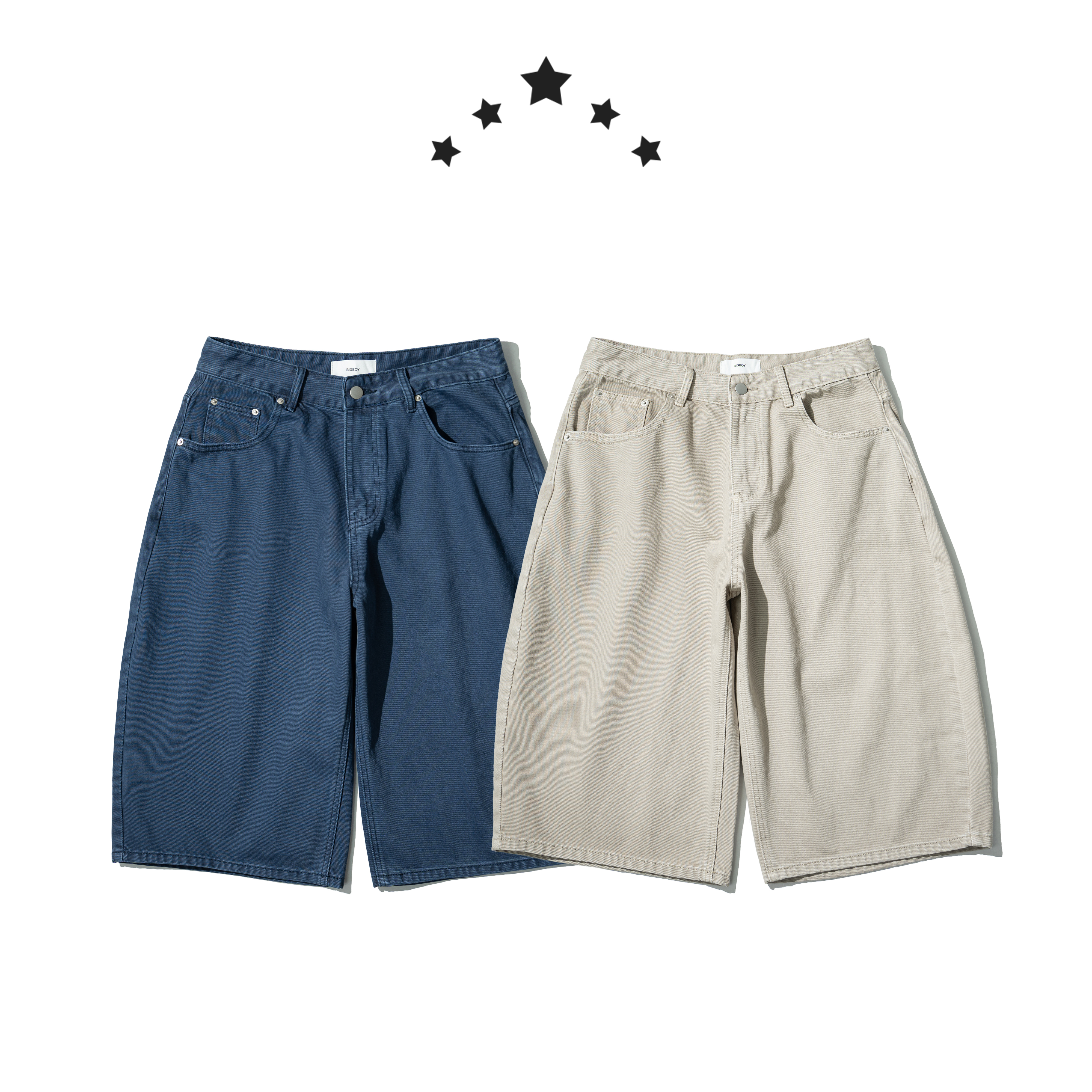 Curved Washed Cropped Pants 水洗 彎刀 七分褲 [B-2643]