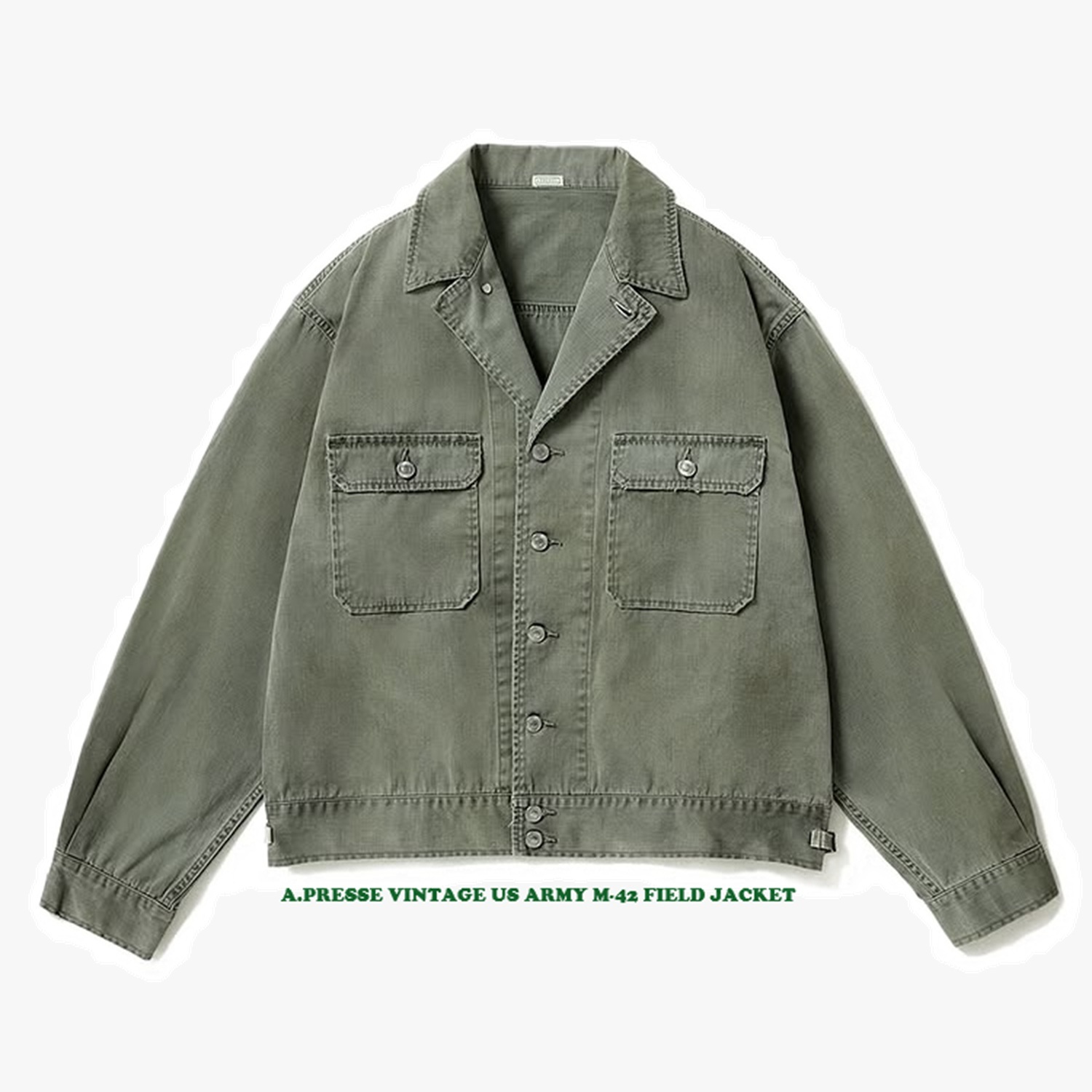 A.PRESSE 2026 VINTAGE US ARMY M-42 FIELD JACKET - PRE ORDER ITEM (預訂中)