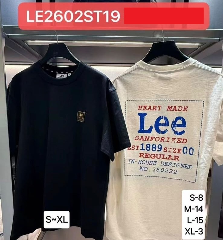 LE03 男女同款S:42 長26 M胸43 長27 L胸44 長28 XL胸46 長28.5 $249