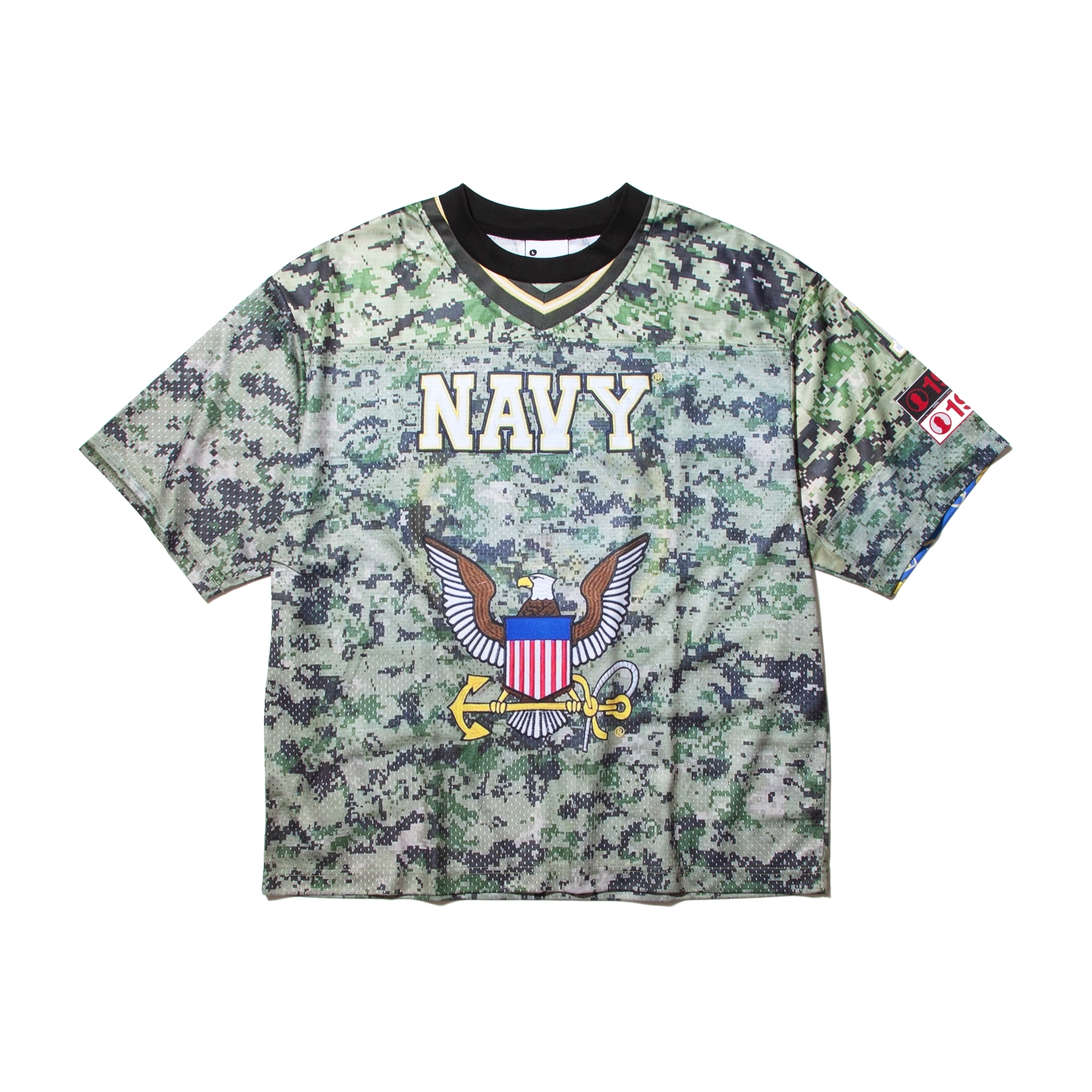 【車庫服飾】nul1.org (nu-T115) NAVY DIGI Jersey