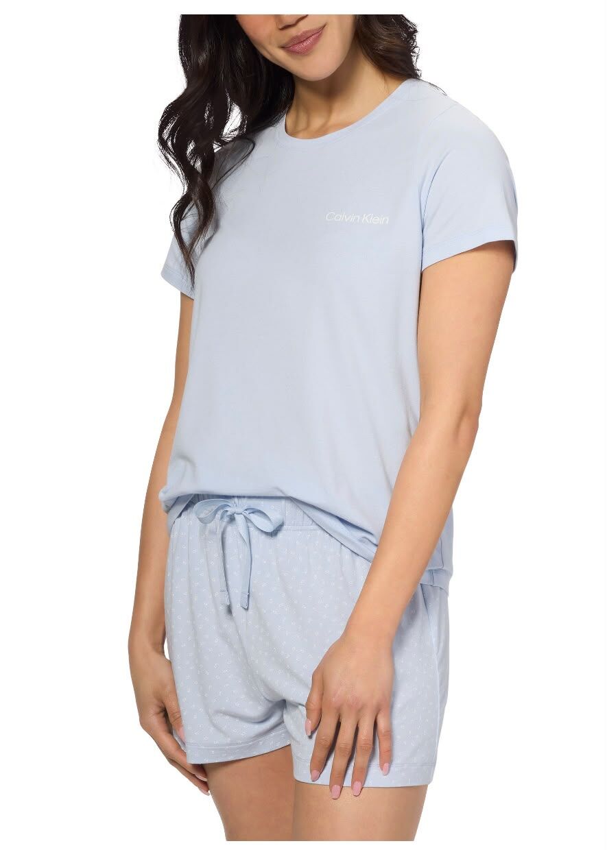 [USW] CALVIN KLEIN BLUE WOMEN'S PAJAMA SET, UZZ399 (UZZ399)