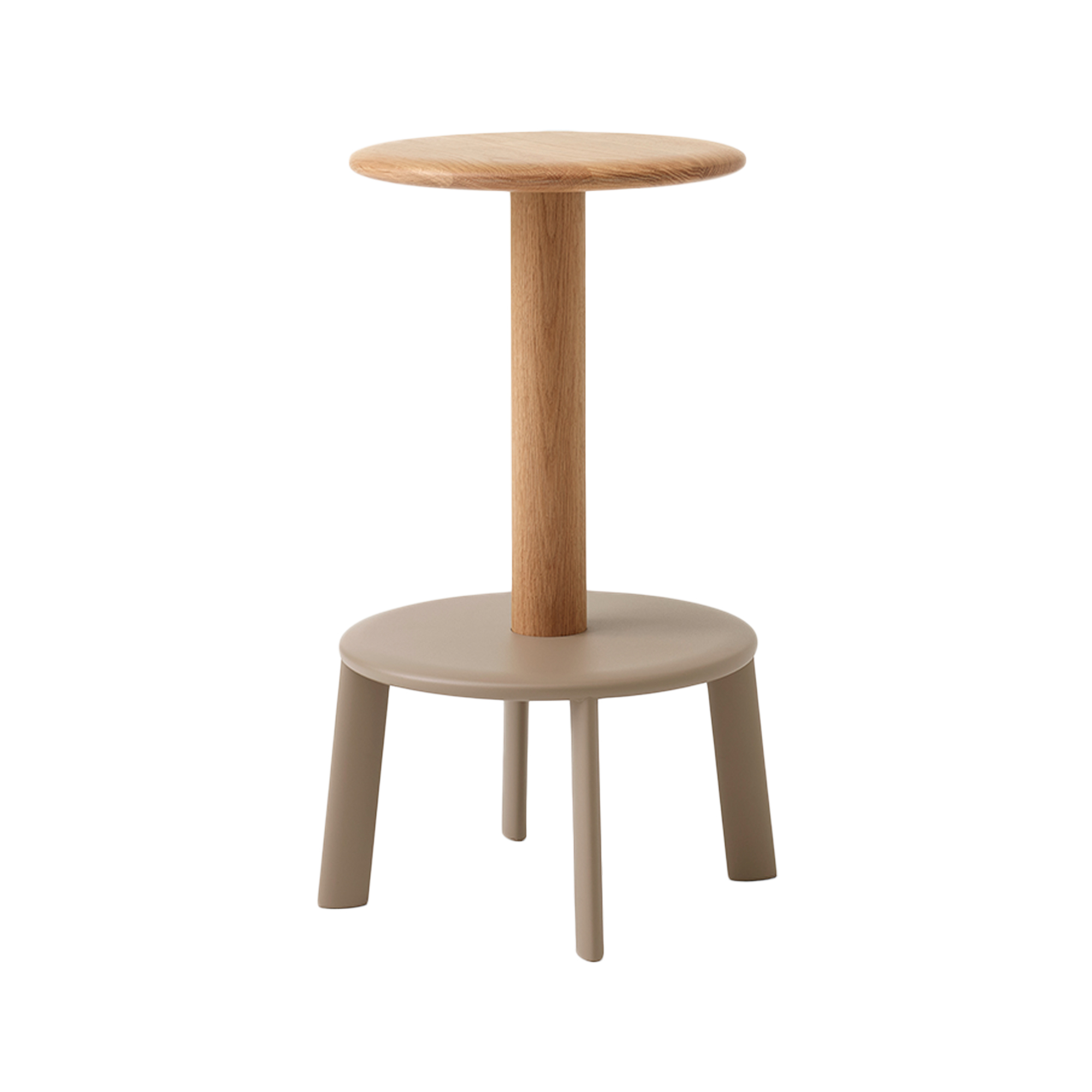 (Pre-Order) Massif AV39 Counter Stool - Oak and Grey Beige by &Tradition