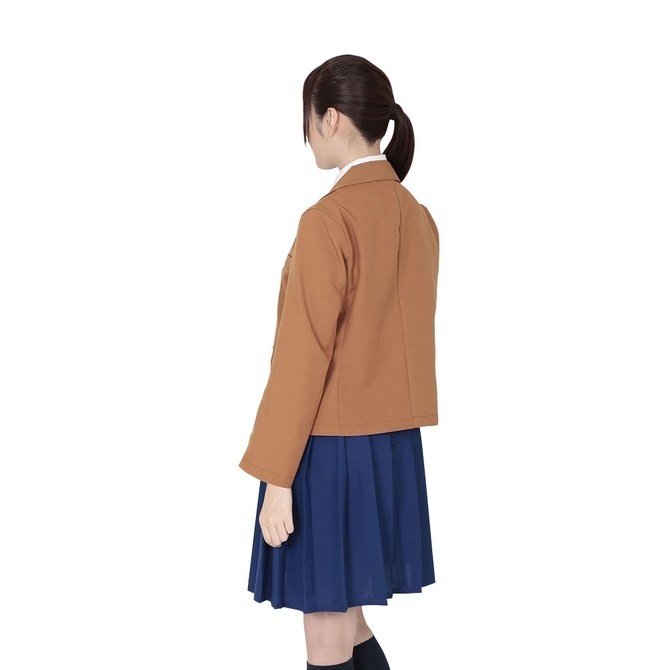 bewith茶色學生制服上身效果 學院風角色扮演服裝