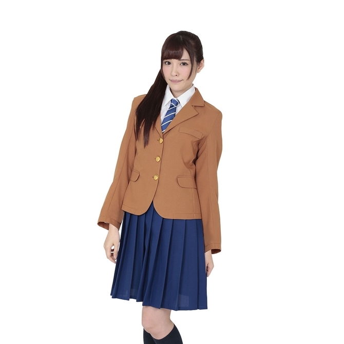 日本bewith茶色學生制服 學院風角色扮演套裝