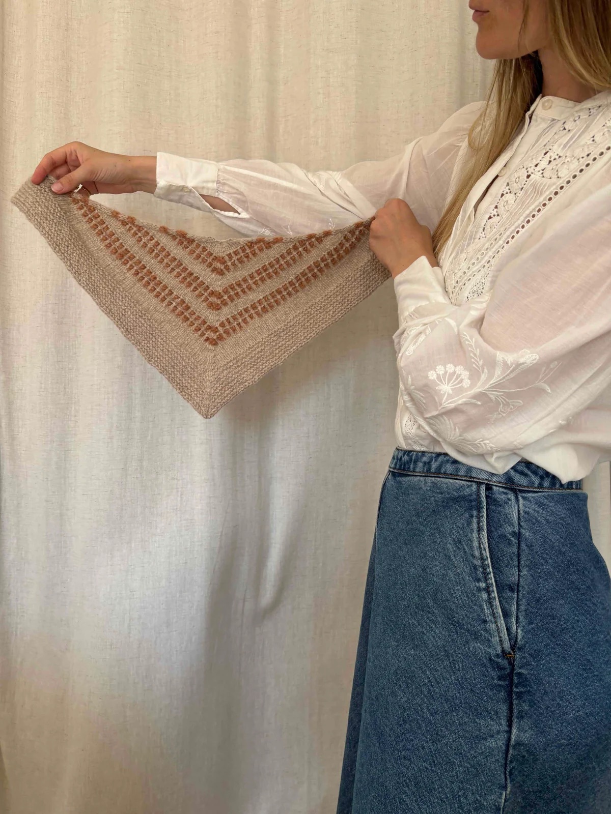 Biches & Buches - Seaside Shawl (英文 PDF 織圖)