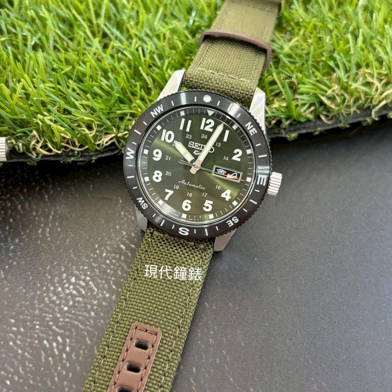 【SEIKO 精工】帥氣休閒機 械錶 4R36-18V0G 40mm 現代鐘錶
