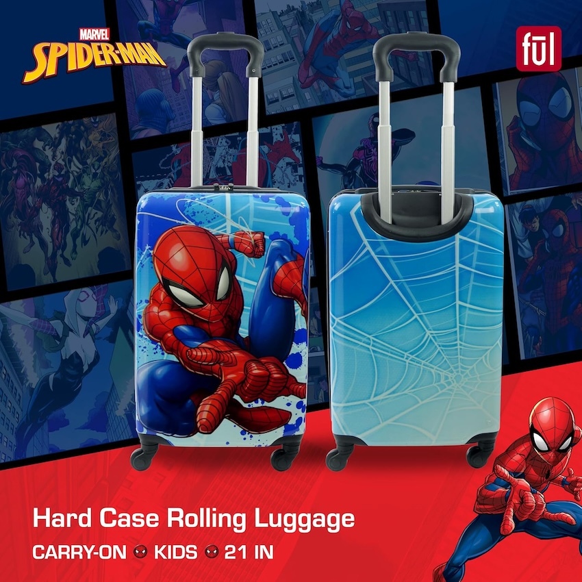 美國 SpiderMan 21" 兒童硬身行李箱