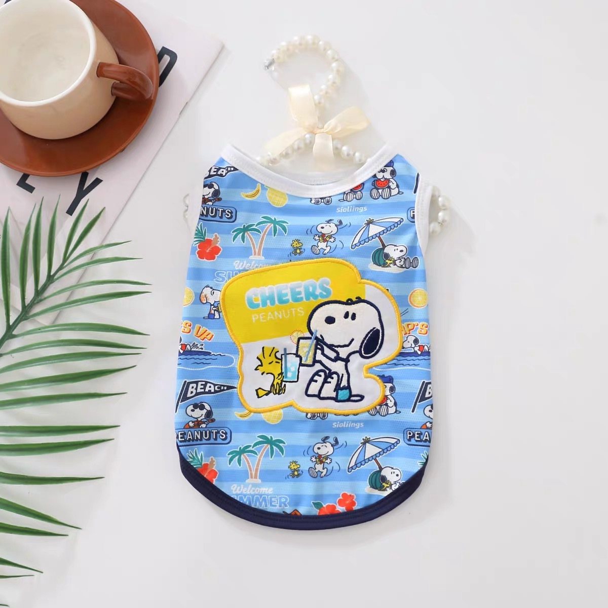 宠物卡通衣服凉感背心 SNOOPY