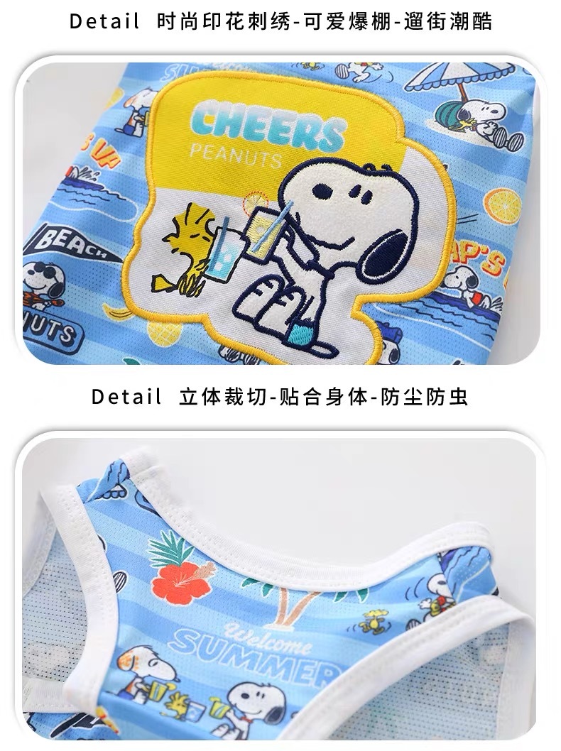 宠物卡通衣服凉感背心 SNOOPY
