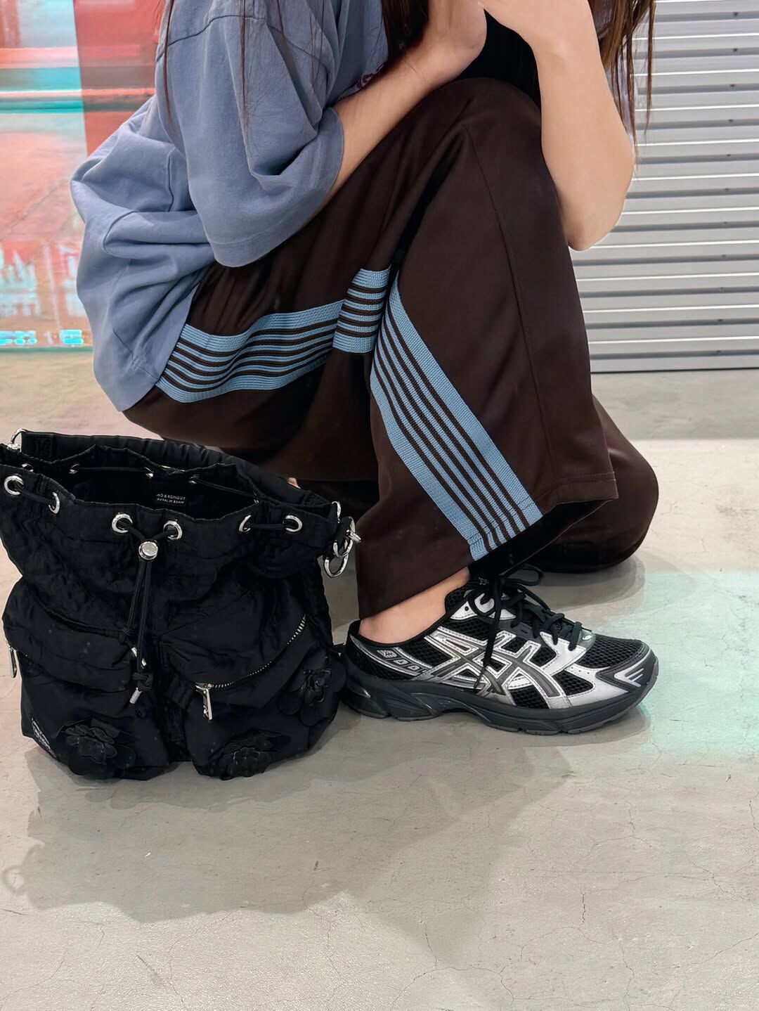 Asics GEL-1130 Mule 日本新款 黑銀 穆勒 男女 復古 慢跑鞋 1203B048-001