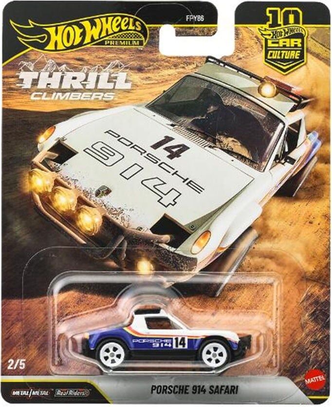 Hot wheels 代理版 驚險攀登者 保時捷 914 Safari