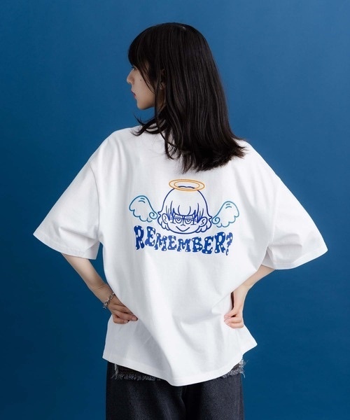 Remember. / Angel Graphic Loose T-shirt