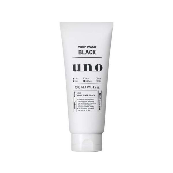 UNO 男士專用活性炭潔面泡沫 130g (黑)(平行進口)4901872449675