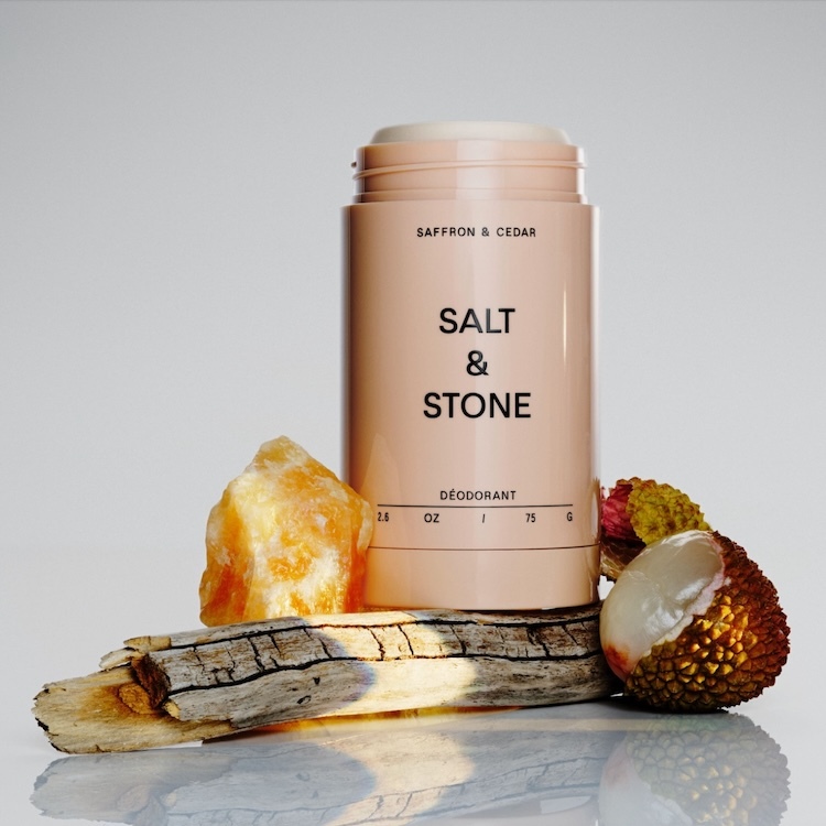 美國 SALT & STONE 體香膏 雪松番紅花 SAFFRON & CEDAR