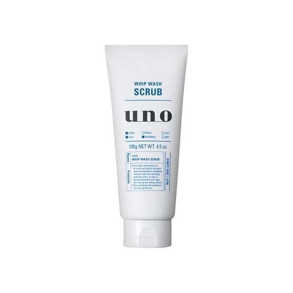 UNO 男士專用磨砂潔面泡沫 130g (藍)(平行進口)4901872449682