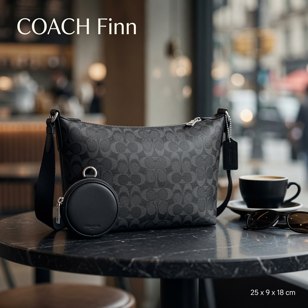 COACH Finn老花流浪包