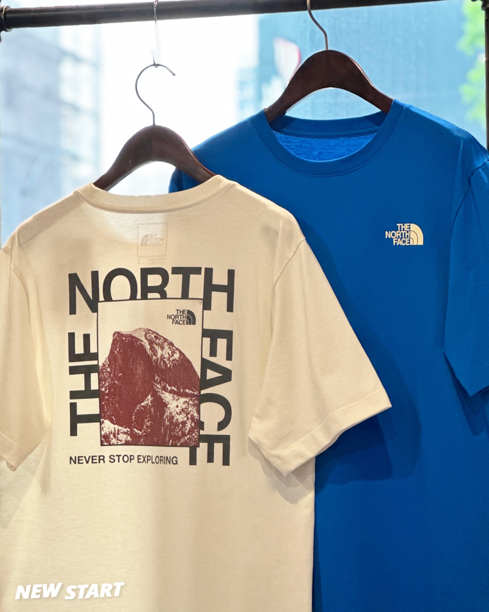 The North Face 背後 背後圓頂山脈大字母 短袖上衣 短T