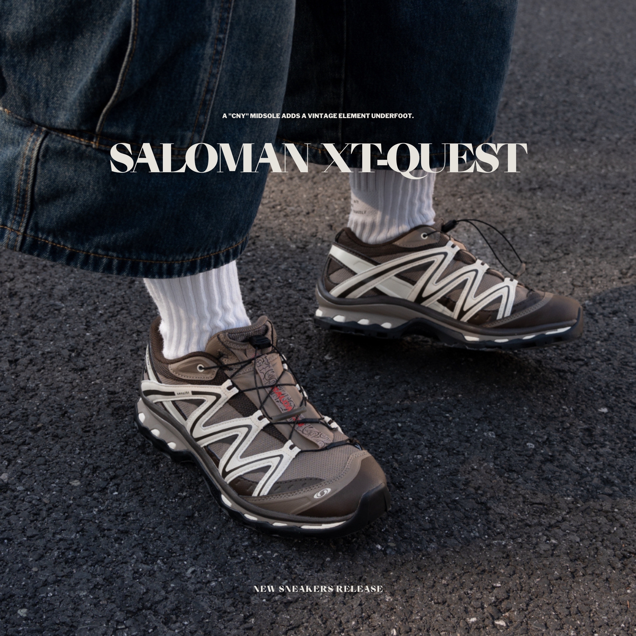 NICEDAY 代購 Saloman 索羅門 XT-Quest 棕色 可可 摩卡 奶油 機能 戶外 L49278900