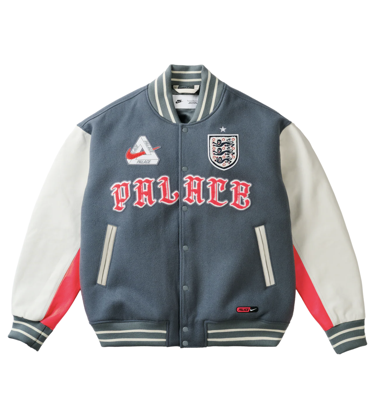 [現貨] Palace x Nike x England Varsity Jacket | IM6636-065