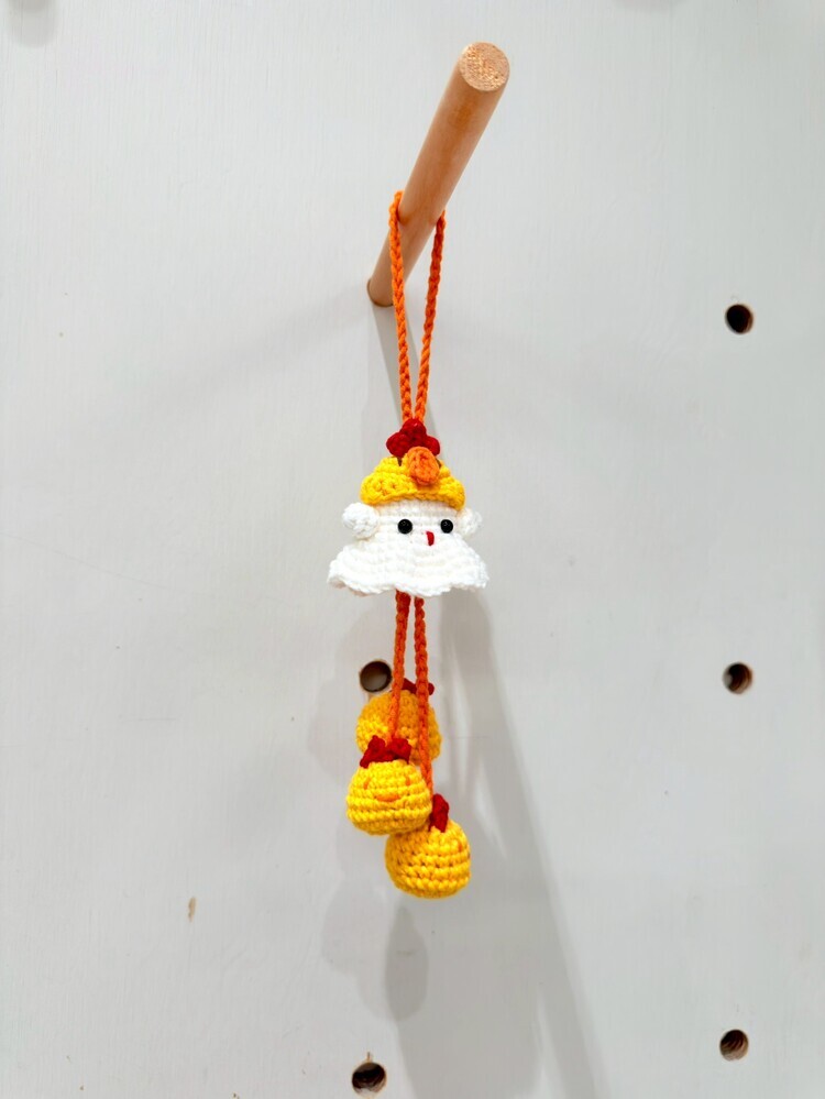 可愛造型小幽靈風鈴吊飾