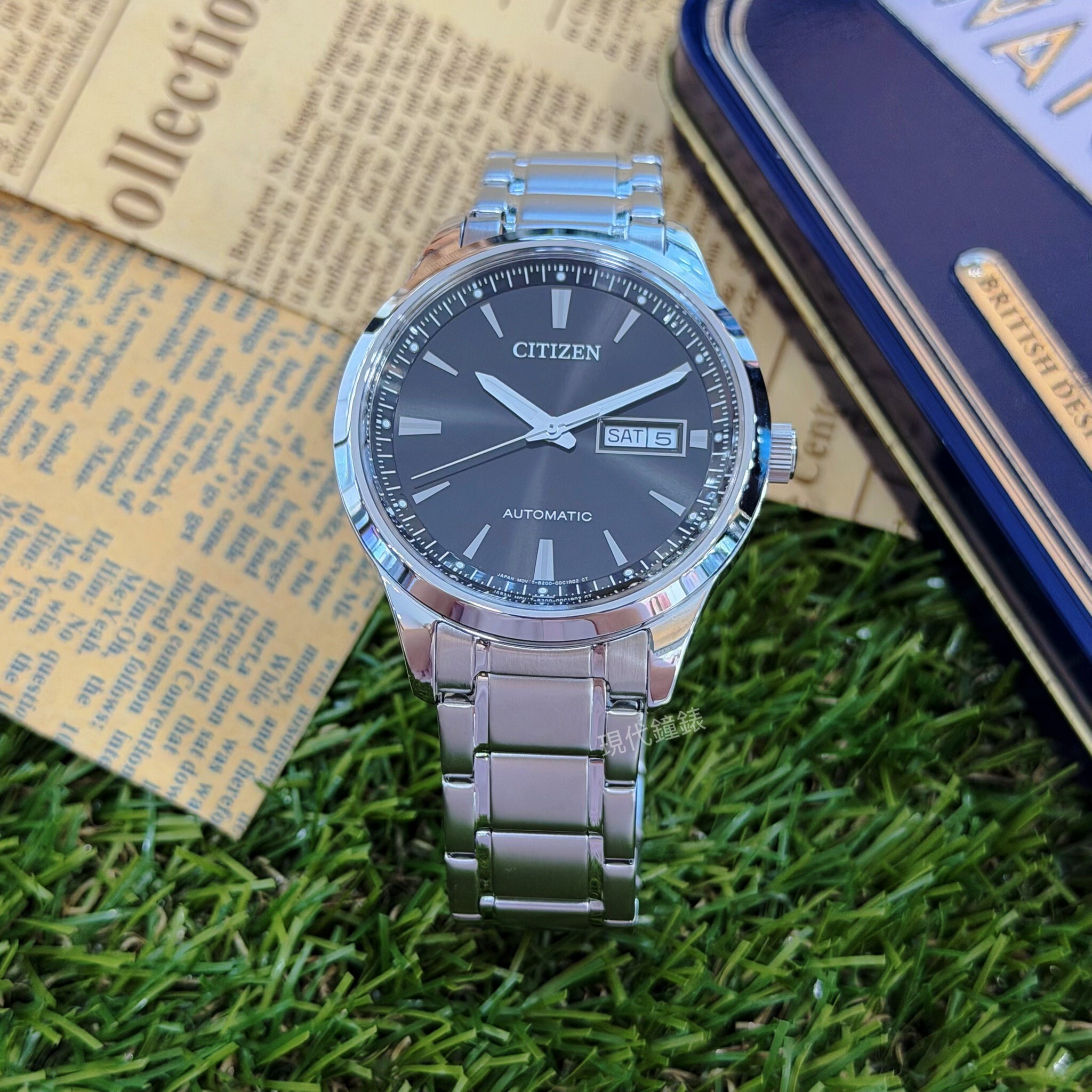 【CITIZEN 星辰】Mechanical 沉穩內斂機械男腕錶 NY4060-51E 40mm 現代鐘錶