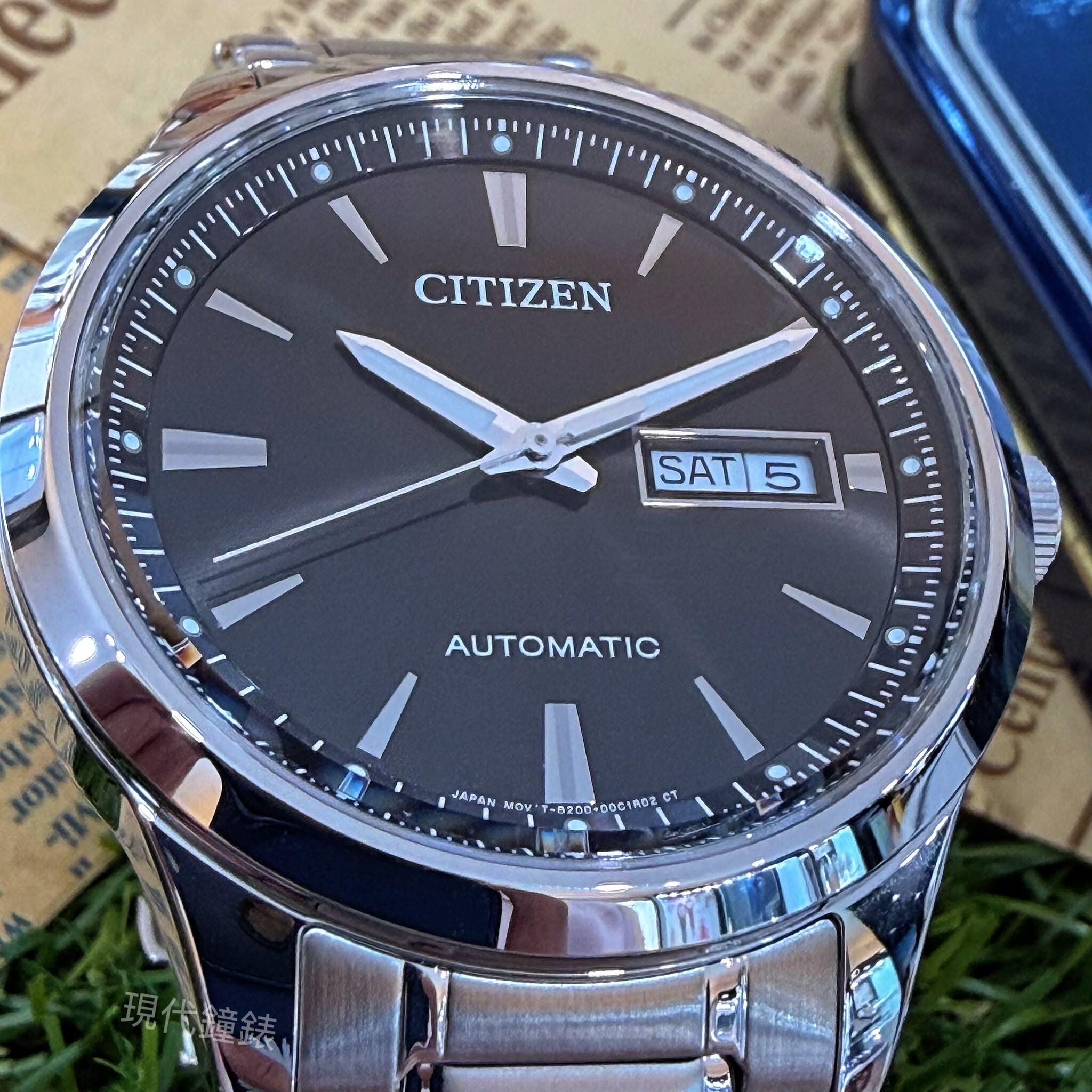 【CITIZEN 星辰】Mechanical 沉穩內斂機械男腕錶 NY4060-51E 40mm 現代鐘錶