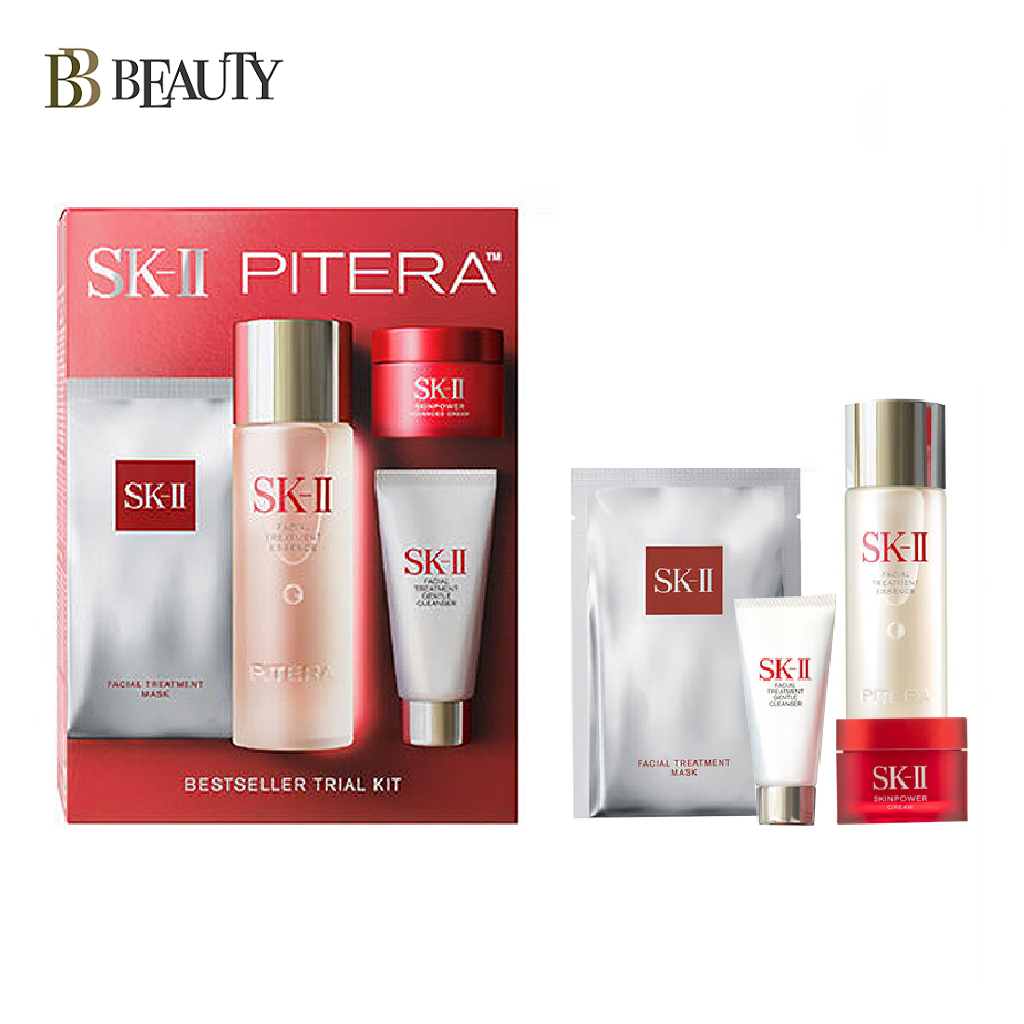 SKII SK2 暢銷體驗套裝 4件套 [平行進口] 神仙水 面霜 面膜 潔面 4979006109733