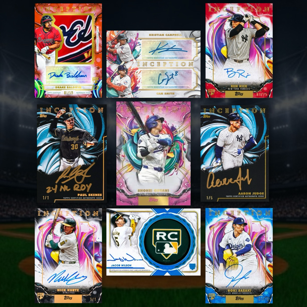 PYT#4 · 2025 Topps Inception Baseball 2Box [B0926008]