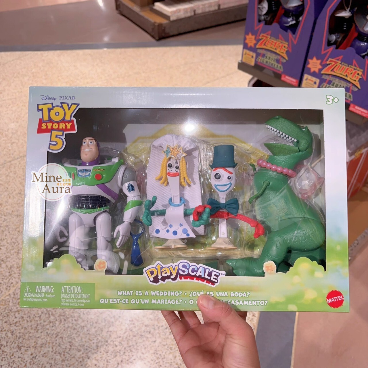 玩具總動員5 巴斯光年 Buzz Lightyear 叉奇 Forky 結婚套裝 玩具組 玩具總動員 Toy Story -上海迪士尼樂園