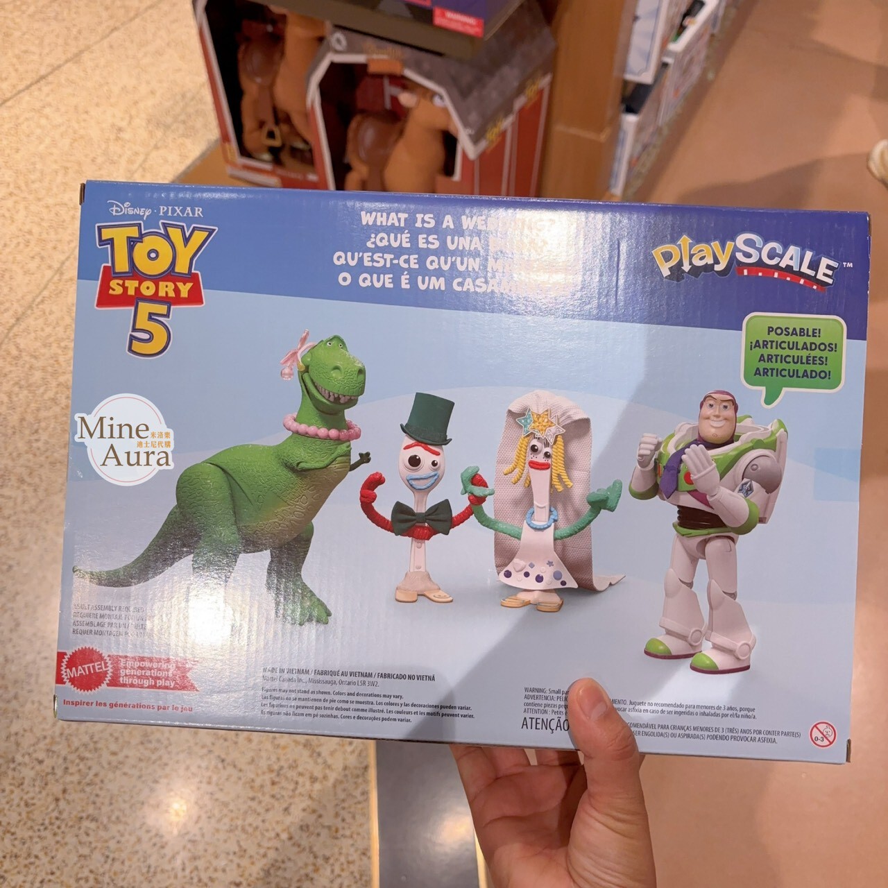 玩具總動員5 巴斯光年 Buzz Lightyear 叉奇 Forky 結婚套裝 玩具組 玩具總動員 Toy Story -上海迪士尼樂園