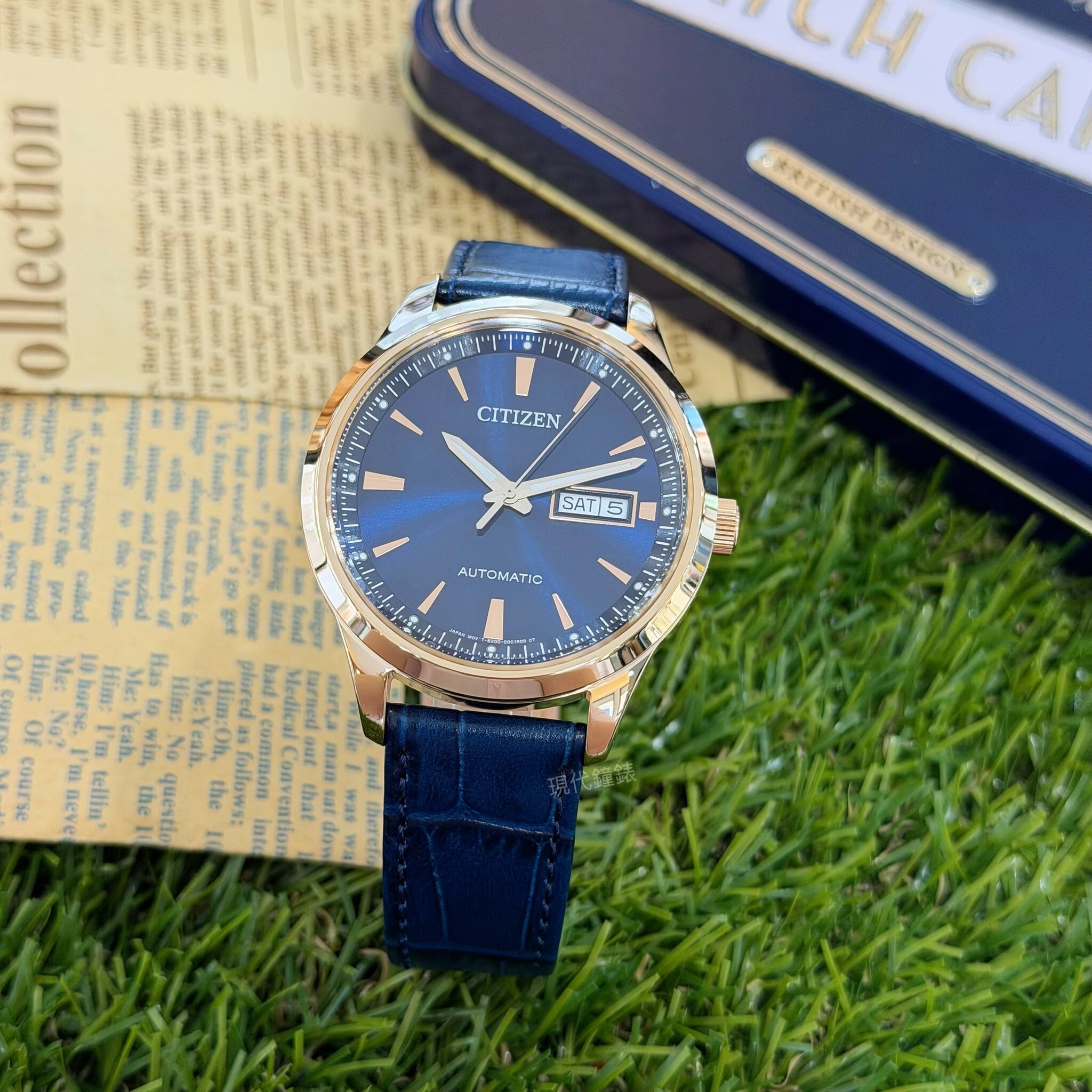 【CITIZEN 星辰】Mechanical 沉穩內斂機械男腕錶 NY4063-01L 40mm 現代鐘錶