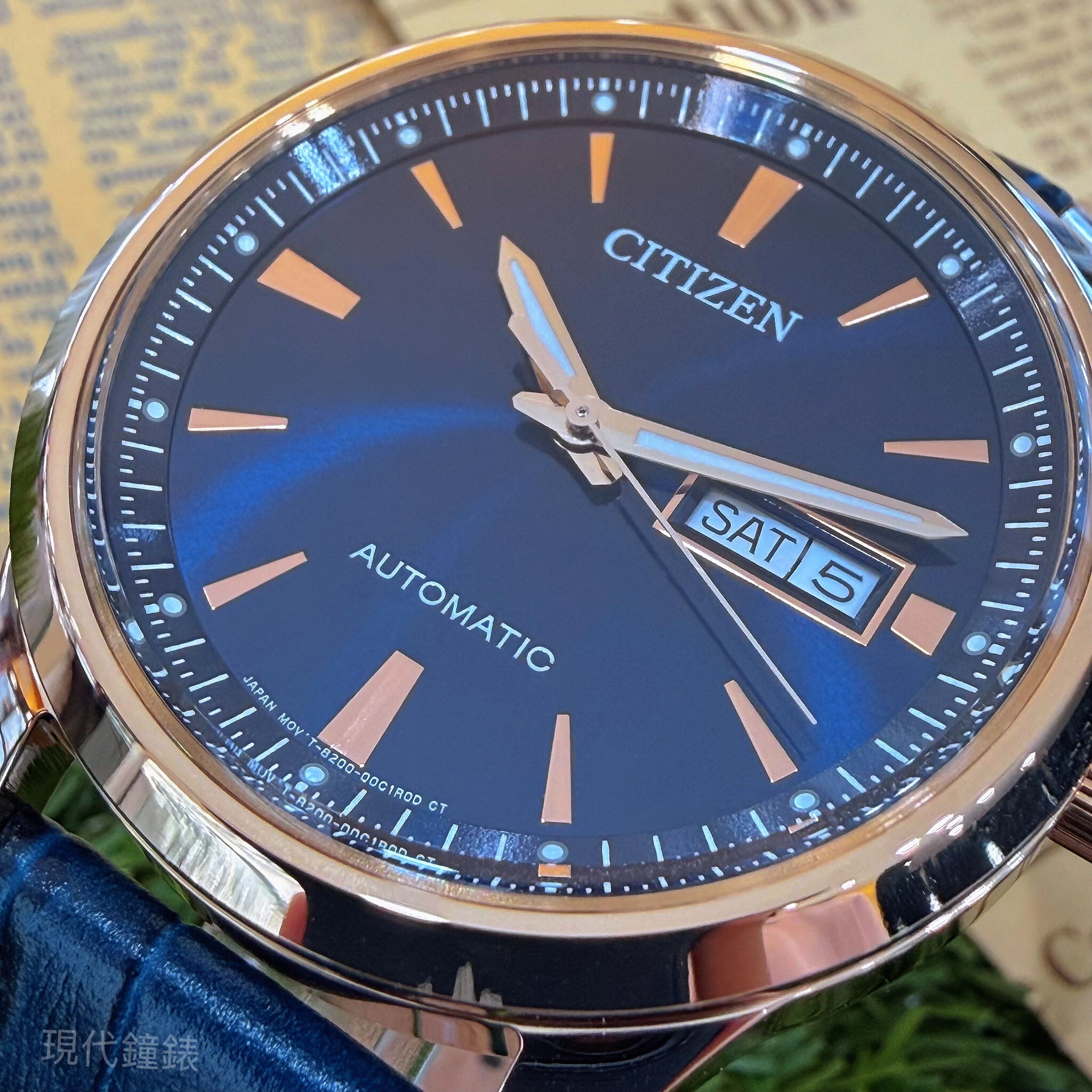 【CITIZEN 星辰】Mechanical 沉穩內斂機械男腕錶 NY4063-01L 40mm 現代鐘錶