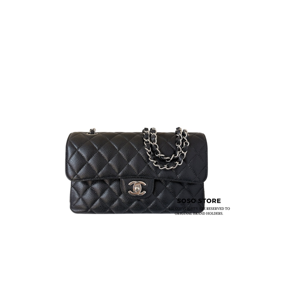Chanel Classic Flap Bag - Black / SHW