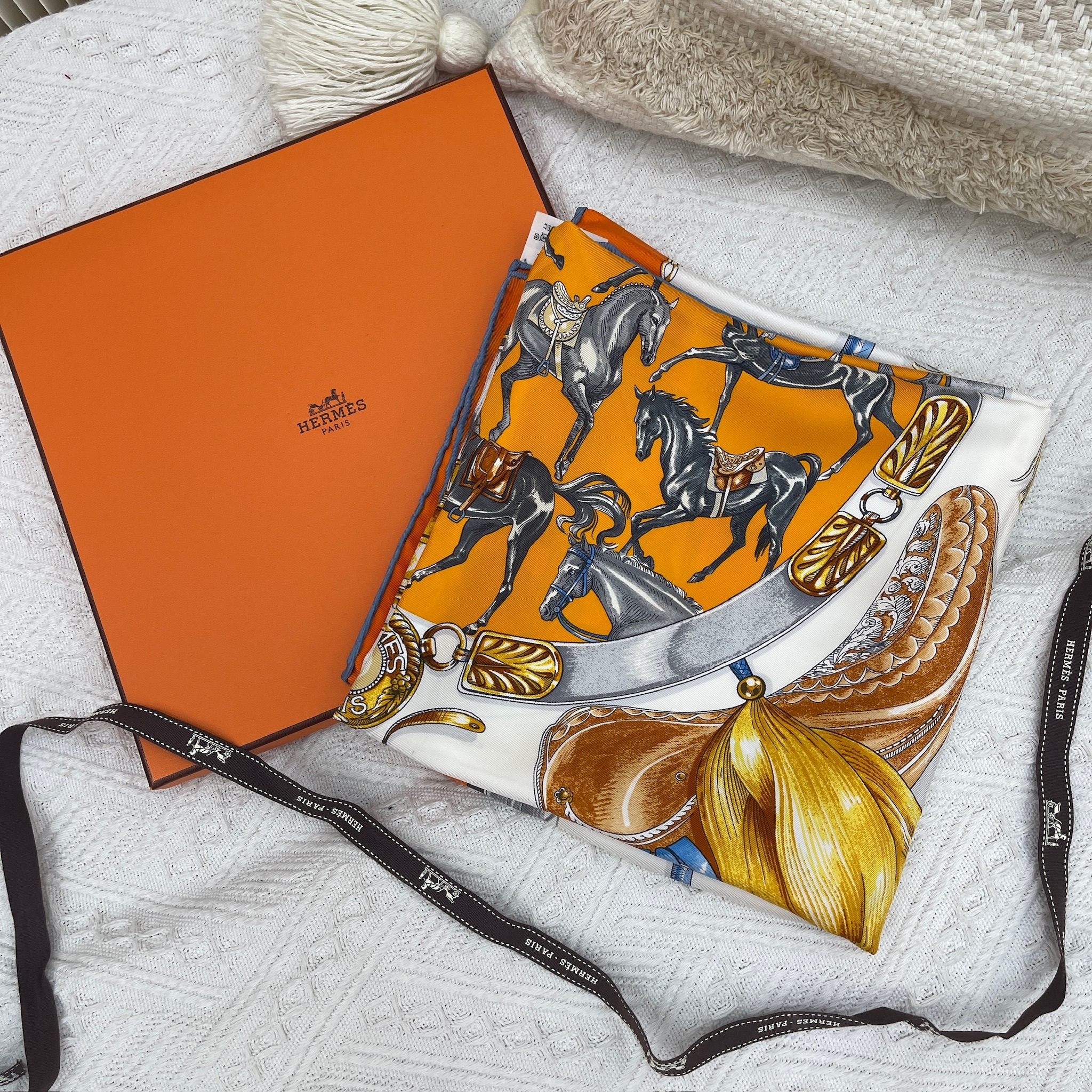 Hermes Cavalcades Scarf