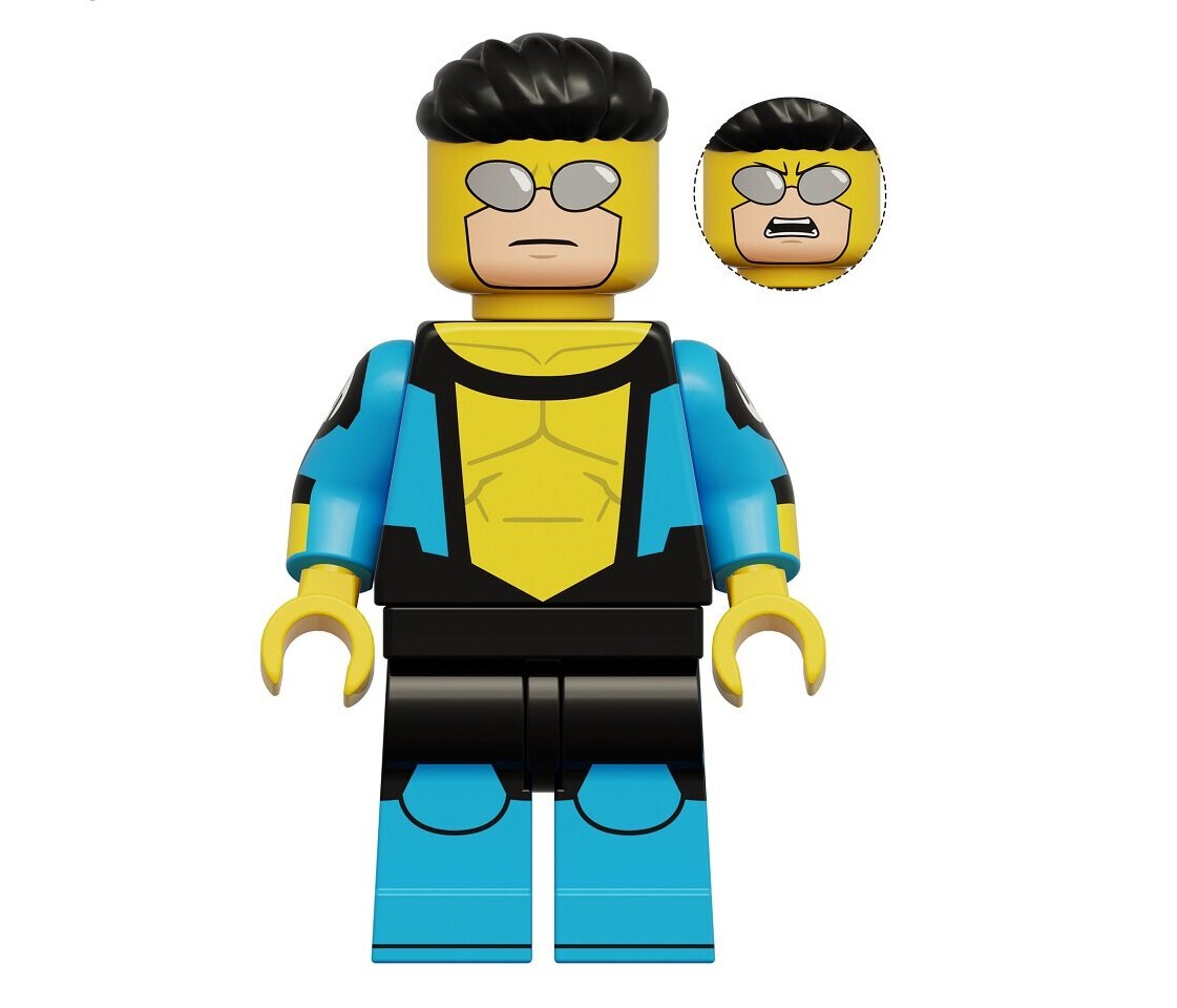 Invincible Mark Grayson DC SuperHeroes Custom Minifigures Fit Lego KDL860 K2381