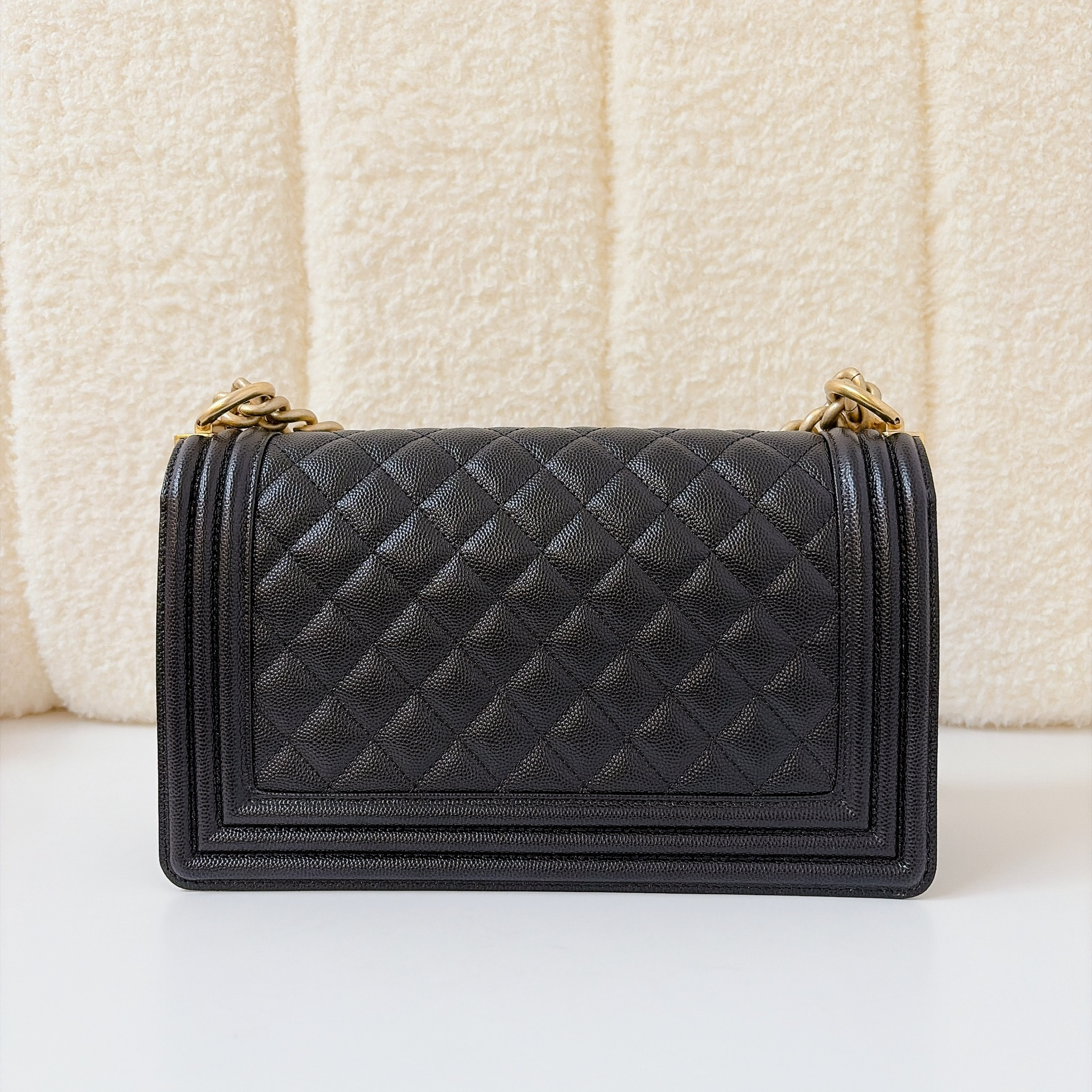 Chanel Boy 25 Bag - Black / GHW
