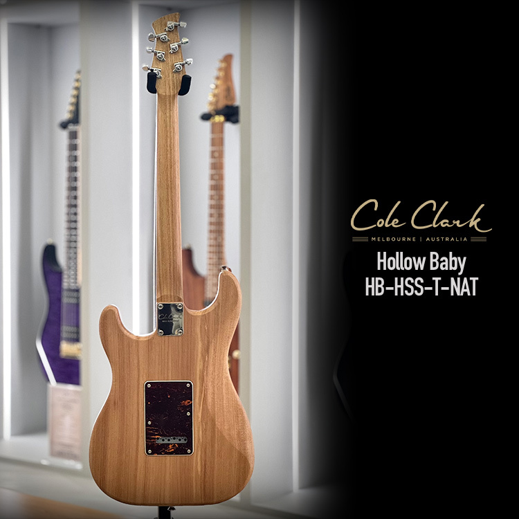 Cole Clark Hollow Baby HB-HSS-T-NAT 半空心 電吉他