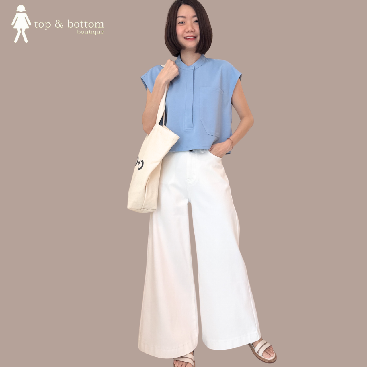 HIGH WAISTED WIDE LEG JEANS
