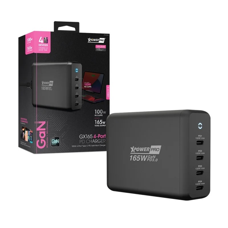 XPower GX165 165W GaN智能PD充電器