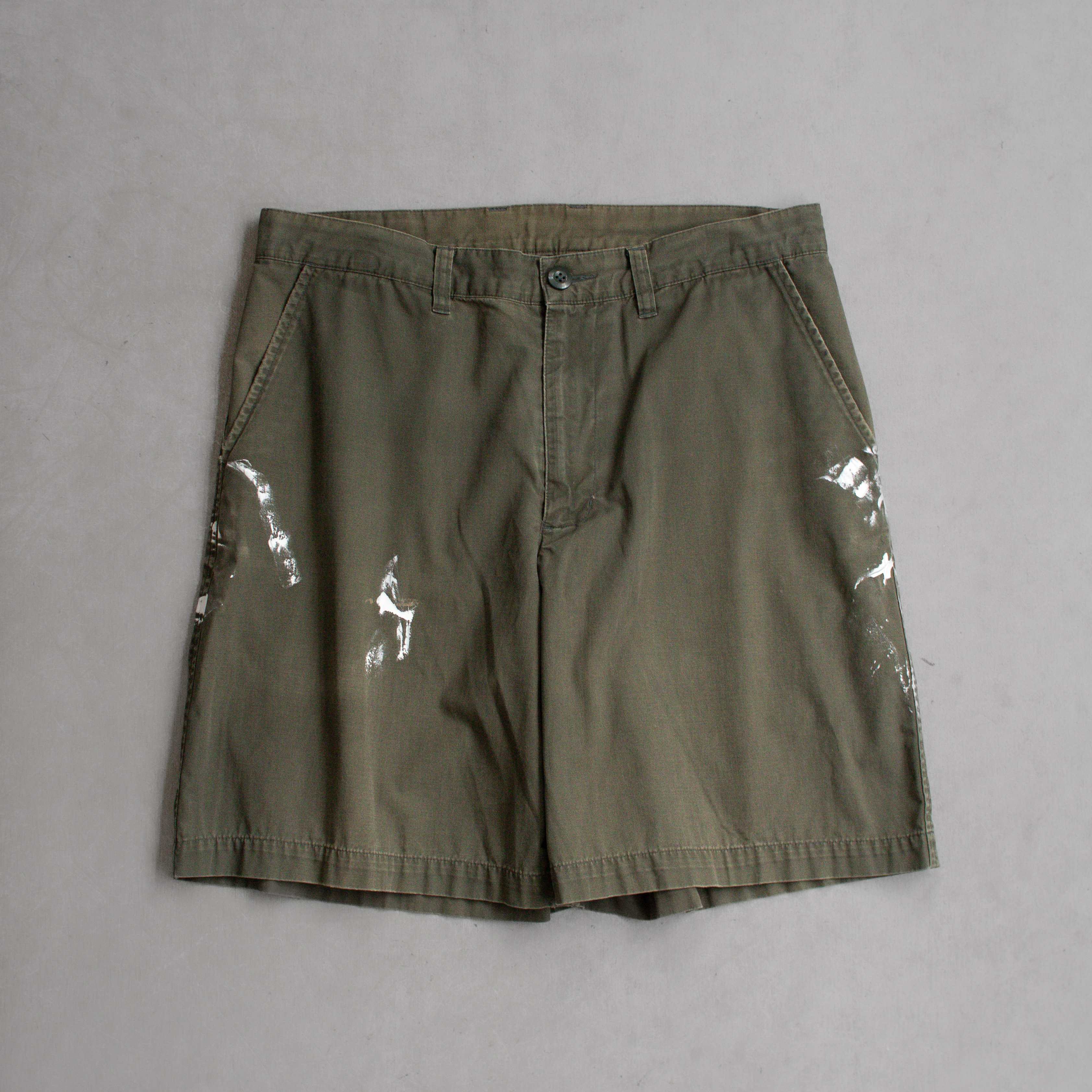 PATAGONIA CHINO SHORTS 美國 軍綠 潑漆 短褲