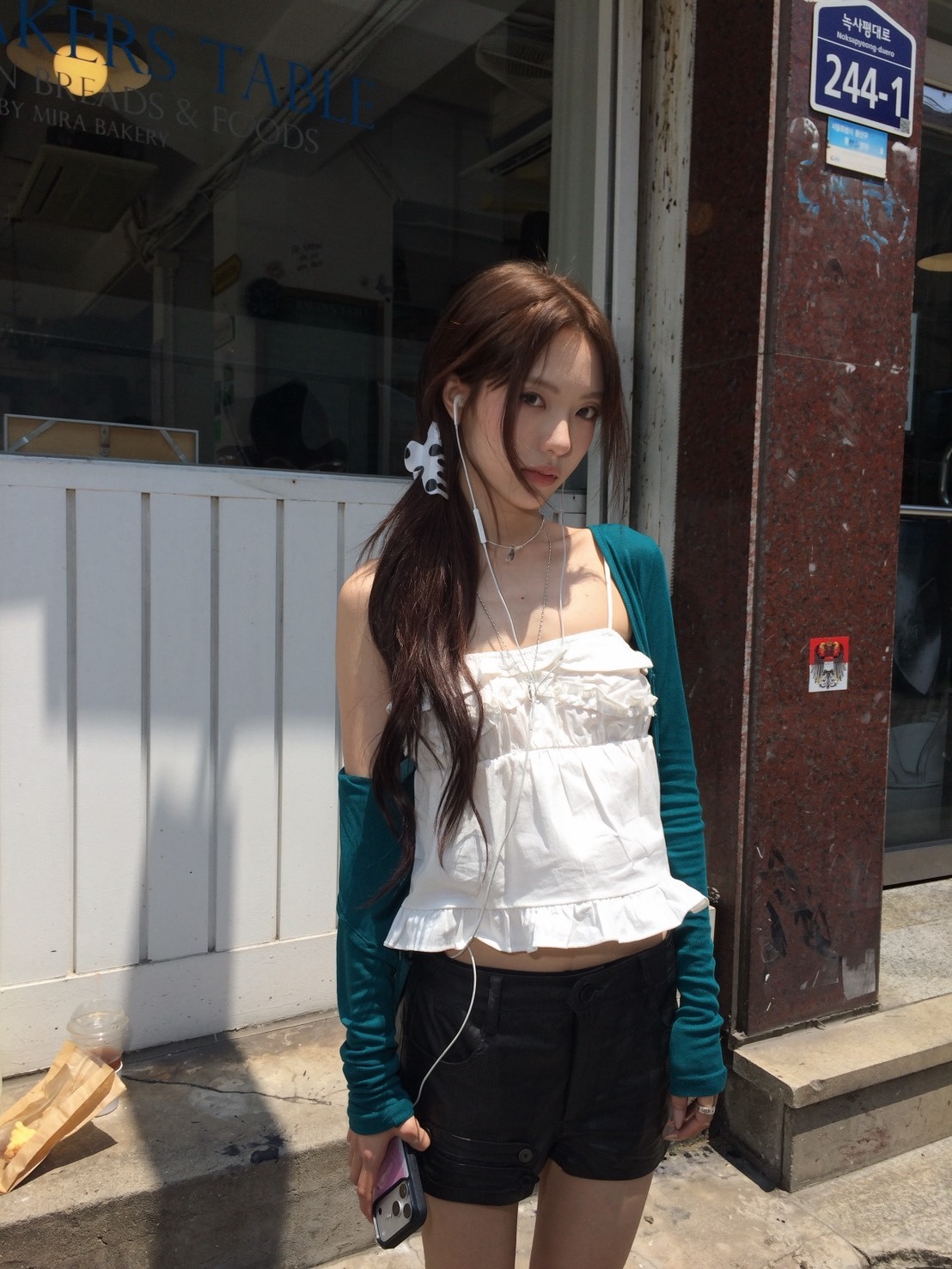 現貨! 9.amez project sugar bloom cami 品牌荷葉邊上衣 (white)