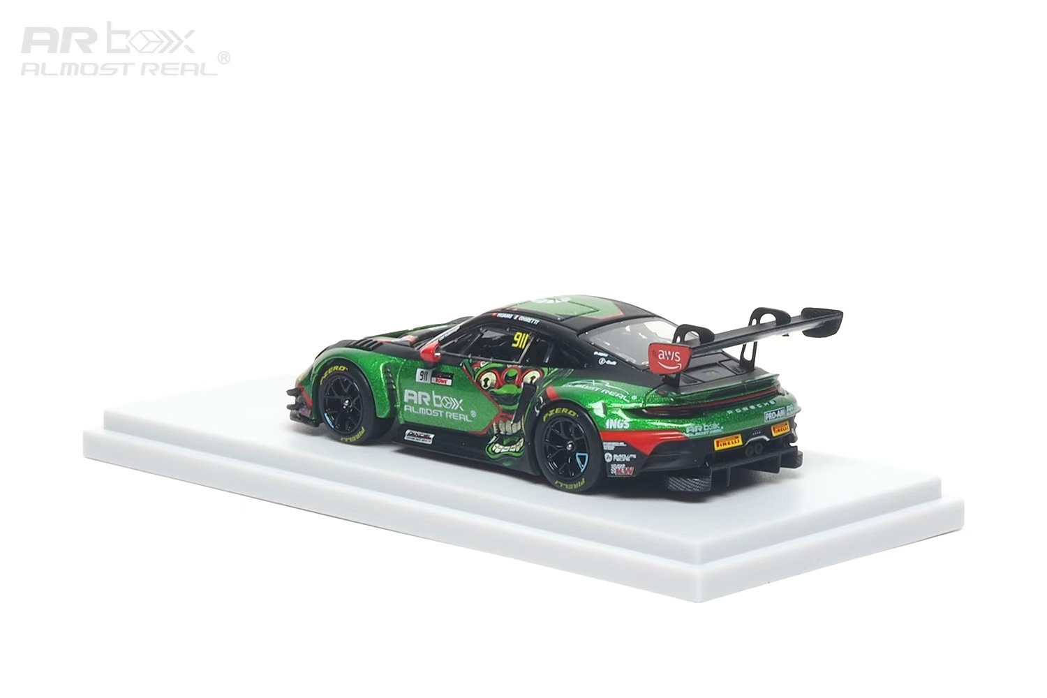 AR Box 1/64 Diecast Porsche 992 GT3 R 2026 GT World Challenge Asia Mandalika