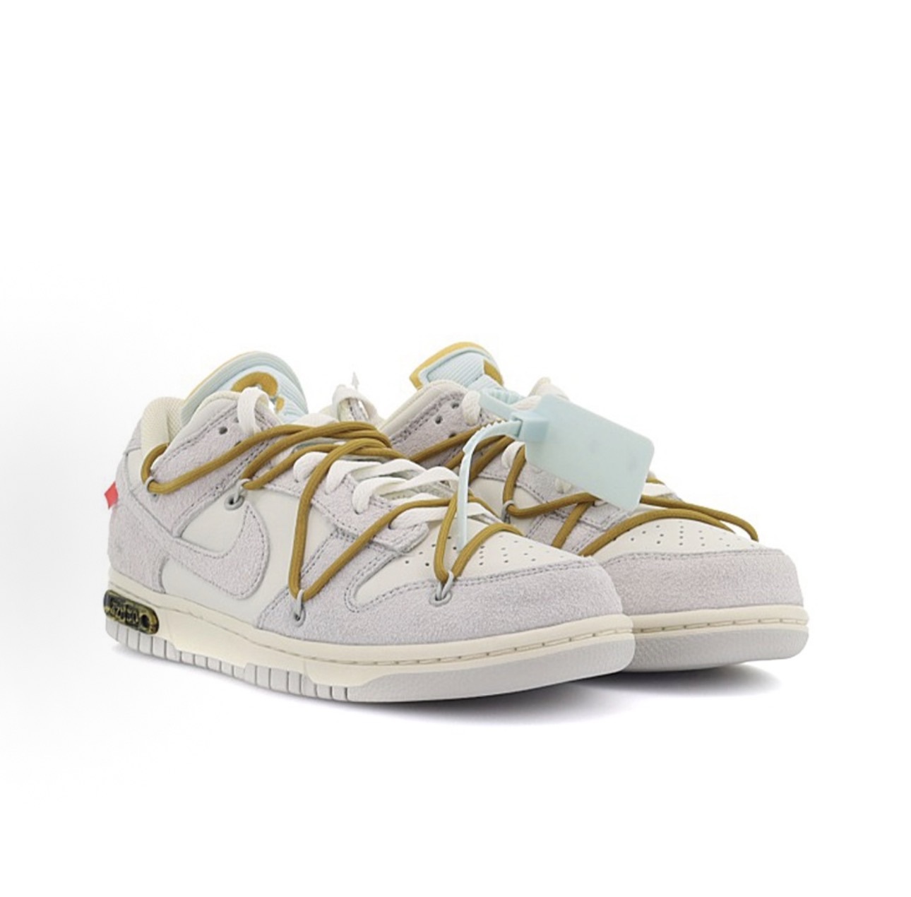 Nike x Off-White Dunk Low 白灰 NO.37 休閒鞋 DJ0950-105